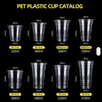 Vaso Transparente Plano - PET Reciclable