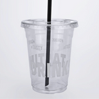 Vaso Transparente Plano - PET Reciclable