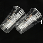 Vaso Transparente Plano - PET Reciclable