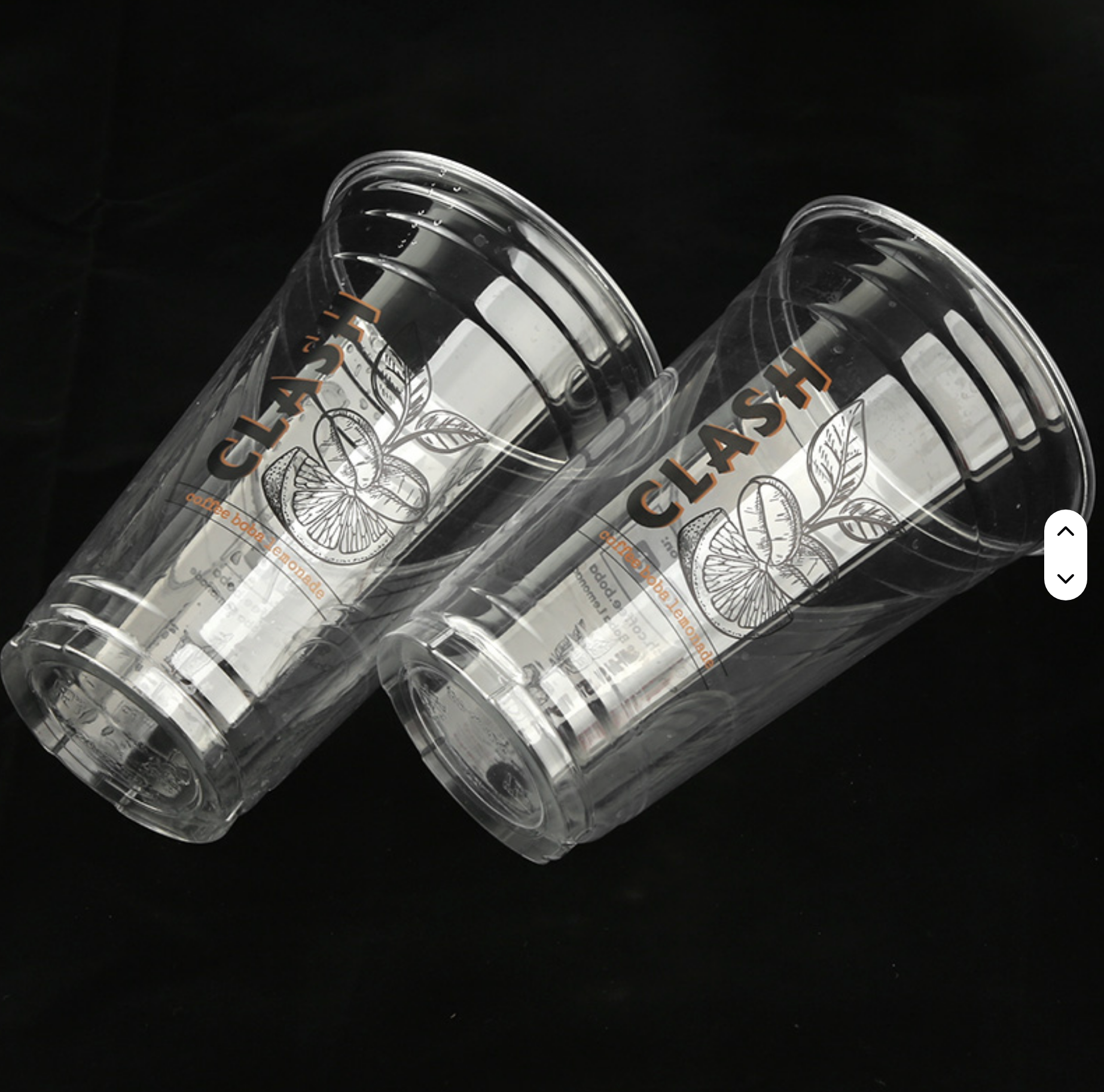 Vaso Transparente Plano - PET Reciclable