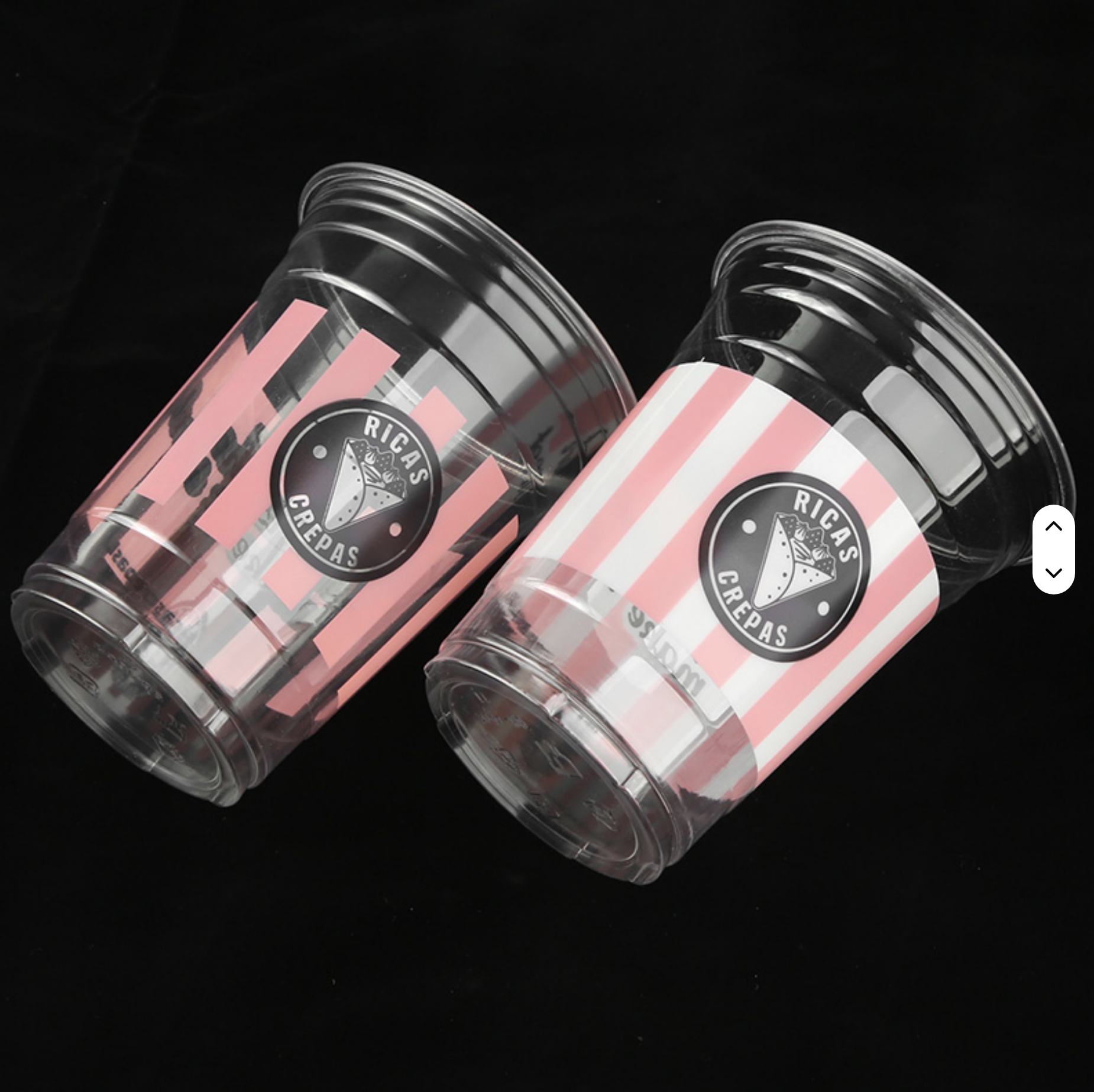 Vaso Transparente Plano - PET Reciclable