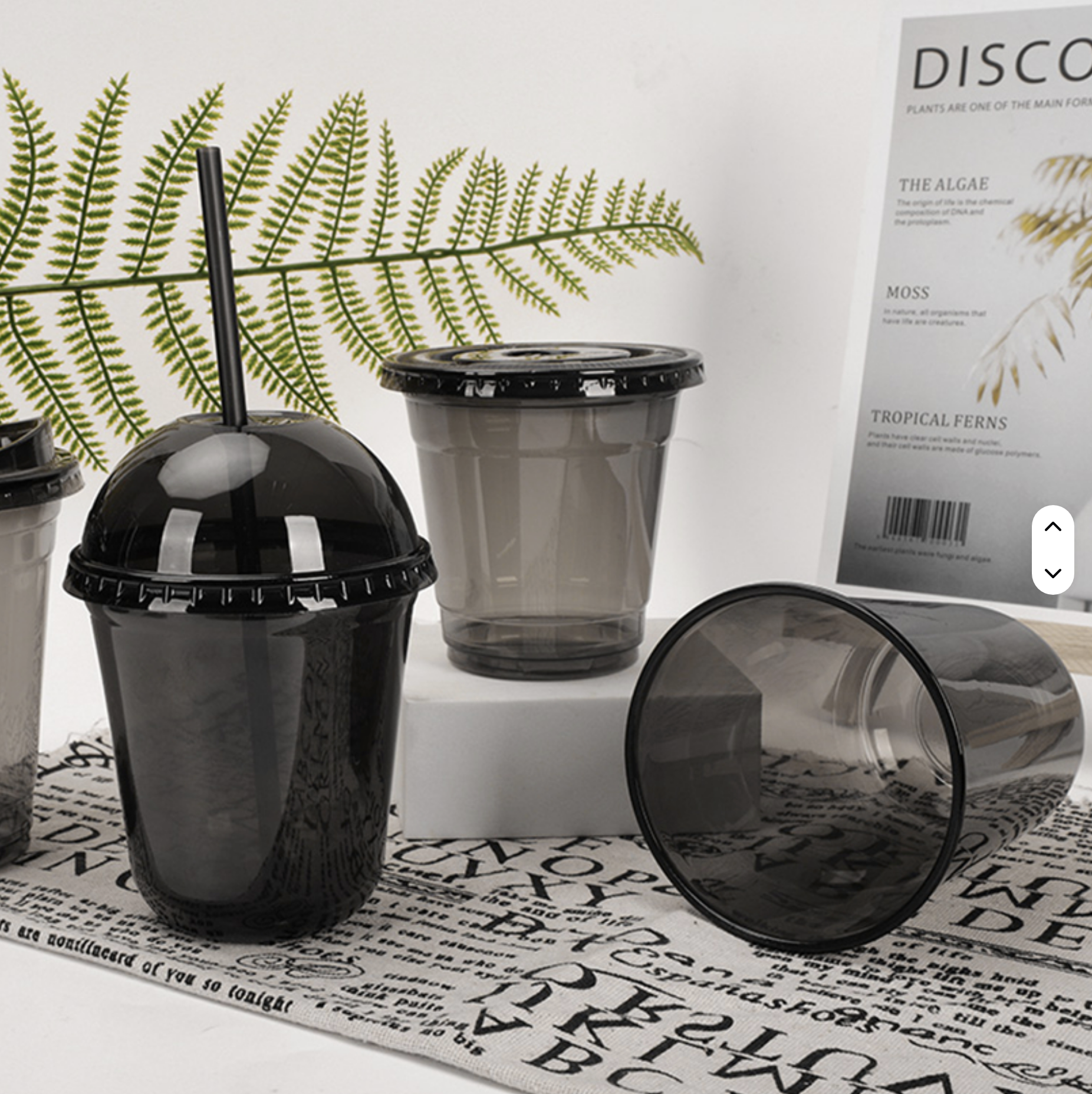 Vasos Negros SipWise - PET Reciclable